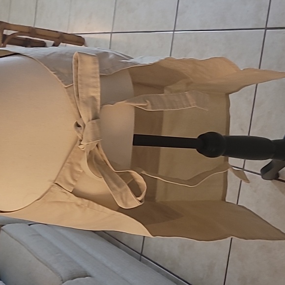 New. Princess players club prestige tan/beige artisan cooking apron - Picture 8 of 9